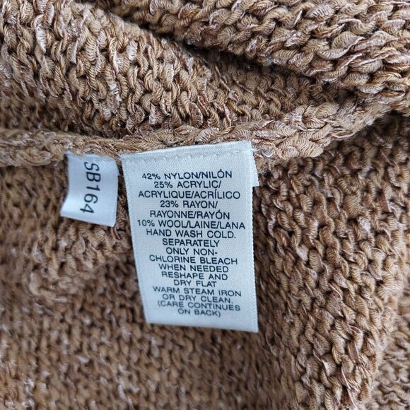 Susan Bristol Cowl Neck Wool Blend Long Sleeve Knit Sweater - Picture 11 of 12